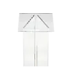 Pupitre plexi L 50 l 40 H 120 cm