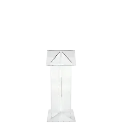 Pupitre plexi L 50 l 40 H 120 cm