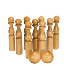 Quilles en bois Vintage