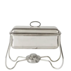 Réchaud à saucisses argent L 30 l 15 H 27 cm