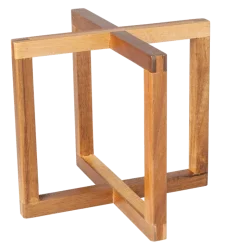 Réhausse bois nature 20 x 20 cm H 17,5 cm