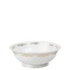 Saladier Vintage blanc et doré Ø 23-27 cm 2-3 L