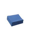 Serviettes cocktail tissu bleu classique 20 x 20 cm (par 30)