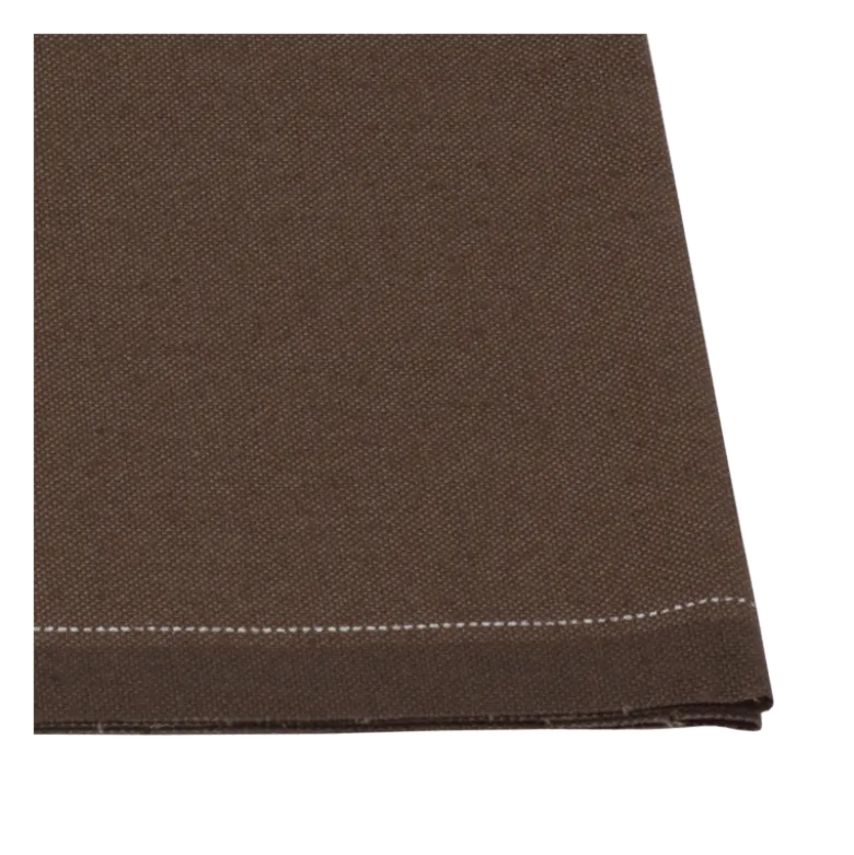Serviettes tissu chocolat 24 x 16 cm (par 10 )