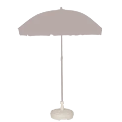 Socle de parasol plastique blanc Ø 43 cm