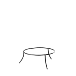 Support de plat en fer Ø 25 cm H 10 cm