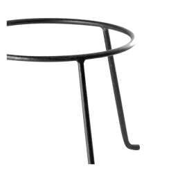 Support de plat en fer Ø 22 cm H 19 cm