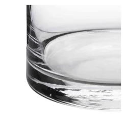 Support de plat en verre Ø 15 cm H 20 cm