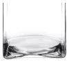 Support de plat en verre 20 x 20 cm H 35 cm