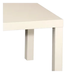 Table basse blanche 55 x 55 cm H 45 cm