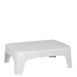 Table basse Lalisse blanche 73 x 106 cm H 35 cm