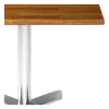 Table carrée Louisiane 70 x 70 cm H 73 cm