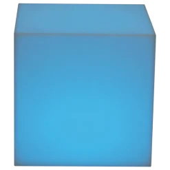 Table d'appoint lumineuse 40 x 40 cm H 40 cm
