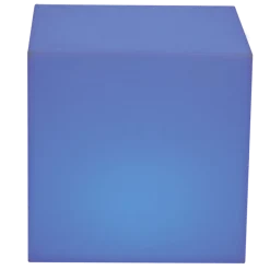 Table d'appoint lumineuse 40 x 40 cm H 40 cm