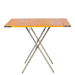 Table desserte 70 x 90 cm pieds ciseauxH 73 cm