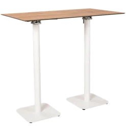 Table haute Soft bois 120 x 70 cm H 110 cm (outdoor)