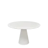 Table Icône ronde blanche Ø 130 cm H 72 cm