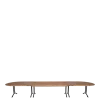 Table ovale 130 x 500 cm