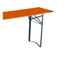 Table rectangulaire 50 x 200 cm H 76 cm