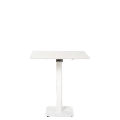 Table Soft blanc 70 x 70 cm H 76 cm (indoor)