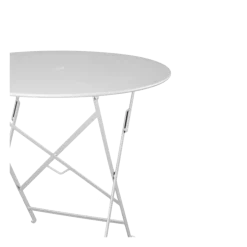 Table Trocadéro ronde blanche Ø 77 cm H 74 cm