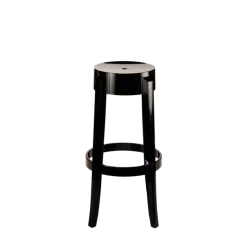 Tabouret Cristal noir H 75 cm