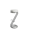 Tabouret Z H 80/81 cm blanc