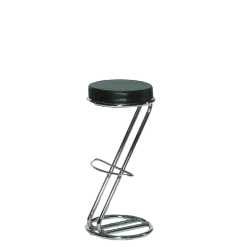 Tabouret Z H 80/81 cm noir