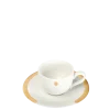 Tasse et sous-tasse à café "C" 8 cl