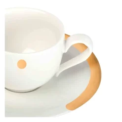 Tasse et sous-tasse à café "C" 8 cl