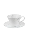 Tasse et sous-tasse à café Marbre 14 cl