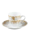 Tasse et sous-tasse à café Plumes 12 cl