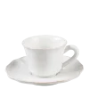 Tasse et sous-tasse à café Romance 9 cl