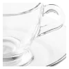 Tasse et sous-tasse à café Vague 7 cl