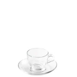 Tasse et sous-tasse à café Vague 7 cl