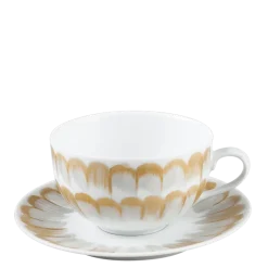 Tasse et sous-tasse à thé Plumes 20 cl