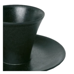 Tasse Kyoto carbone Ø 7,5 cm H 6,5 cm 11 cl