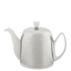Théière porcelaine blanc inox 140 cl